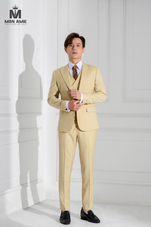 Premium Vercelli Beige Suit 